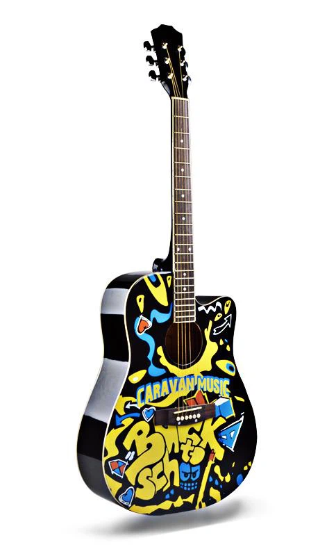 Colourful Acoustic Guitar For Students