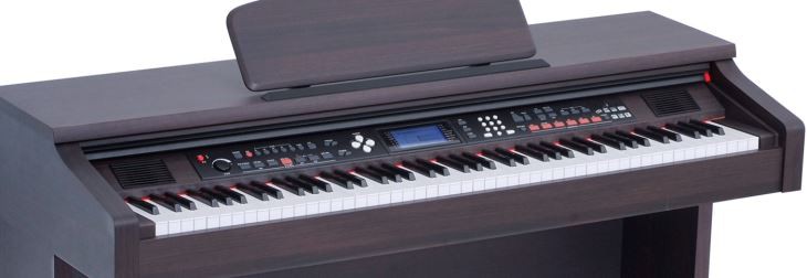 88 Key Upright Digital Piano Electric Keyboard Two Pedals