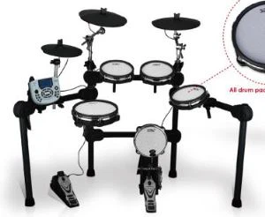 Mesh Drumhead Electric Drum Set